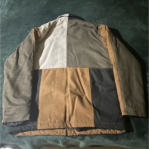 Carhartt ColorBlock Detroit Patchwork Field Jacket Size M/L Great Condition - Picture 3 of 10